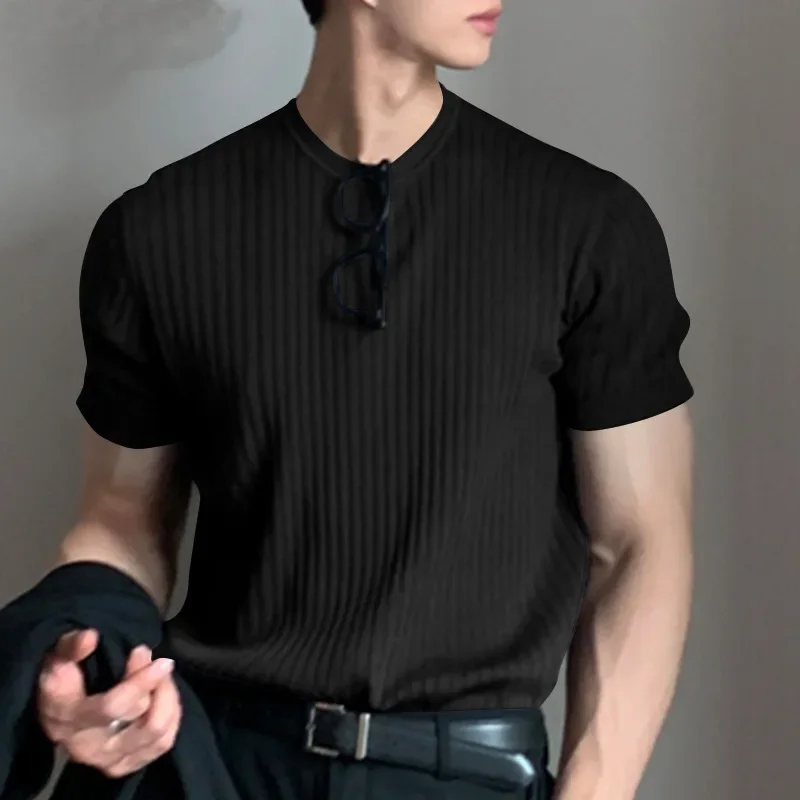 Men's Long Sleeve O Neck T Shirt