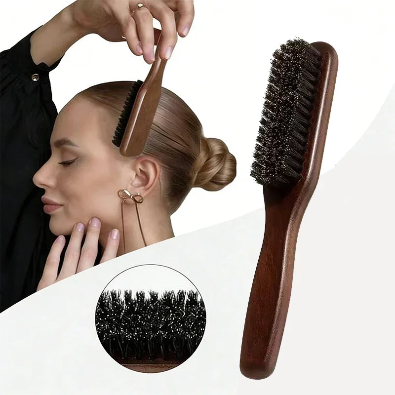 Boar Bristle Hair Brush Unisex